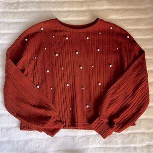 Orange Shein top